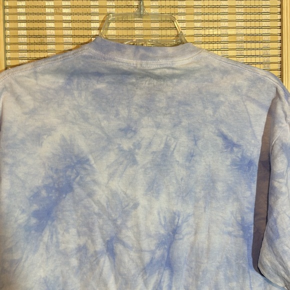 The Mountain Pale Purple Tie Dye White Wolves Cotton Tee Shirt Medium 2003 Naito - Picture 12 of 16
